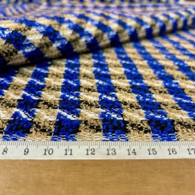 İthal Kazayağı Chanel Kumaş Mavi