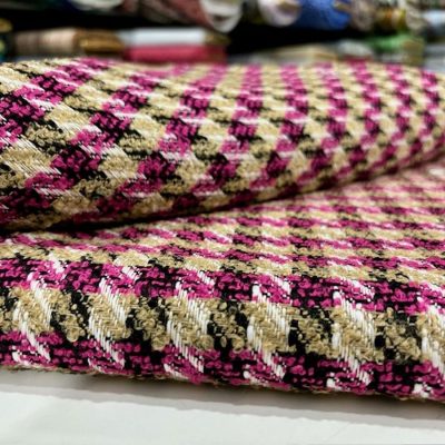İthal Kazayağı Chanel Kumaş Pembe