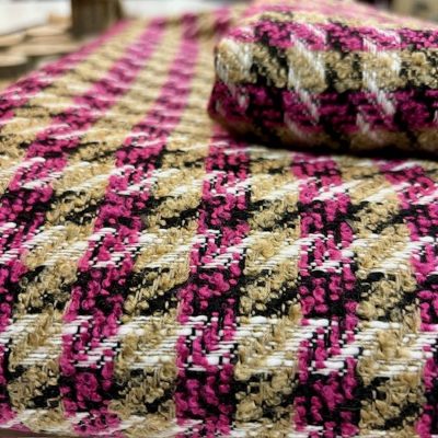 İthal Kazayağı Chanel Kumaş Pembe