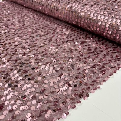 Tül Payet Kumaş Pudra Pembe