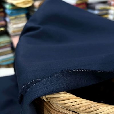 %100 Cotton Kanvas Gabardin Lacivert BYR