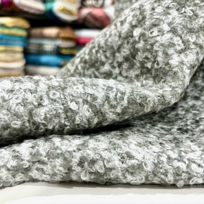 Süper Buklet Kumaş Gri Yeşil YNS