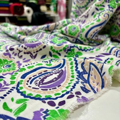 Süper Etro Alaçatı Keten Kumaş