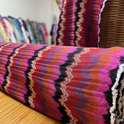 Süper Missoni Örme Kumaş Fuşya MSA