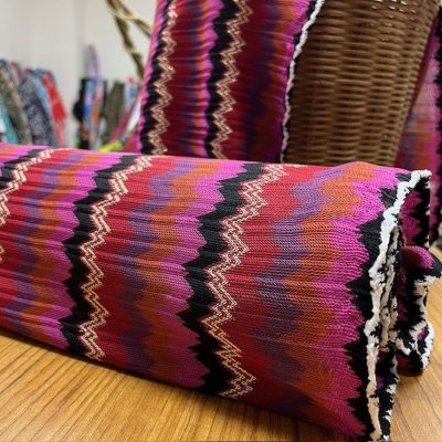 Süper Missoni Örme Kumaş Fuşya MSA