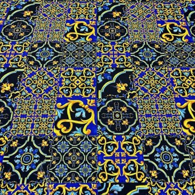 Süper Versace Pamuklu Keten Kumaş