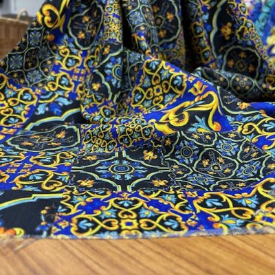 Süper Versace Pamuklu Keten Kumaş