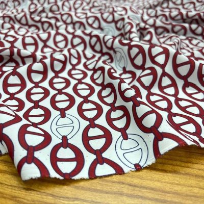 Versace Jorjet Krep Kumaş Bordo