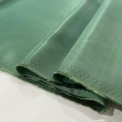 Nefti Yeşili İpek Astar Kumaş