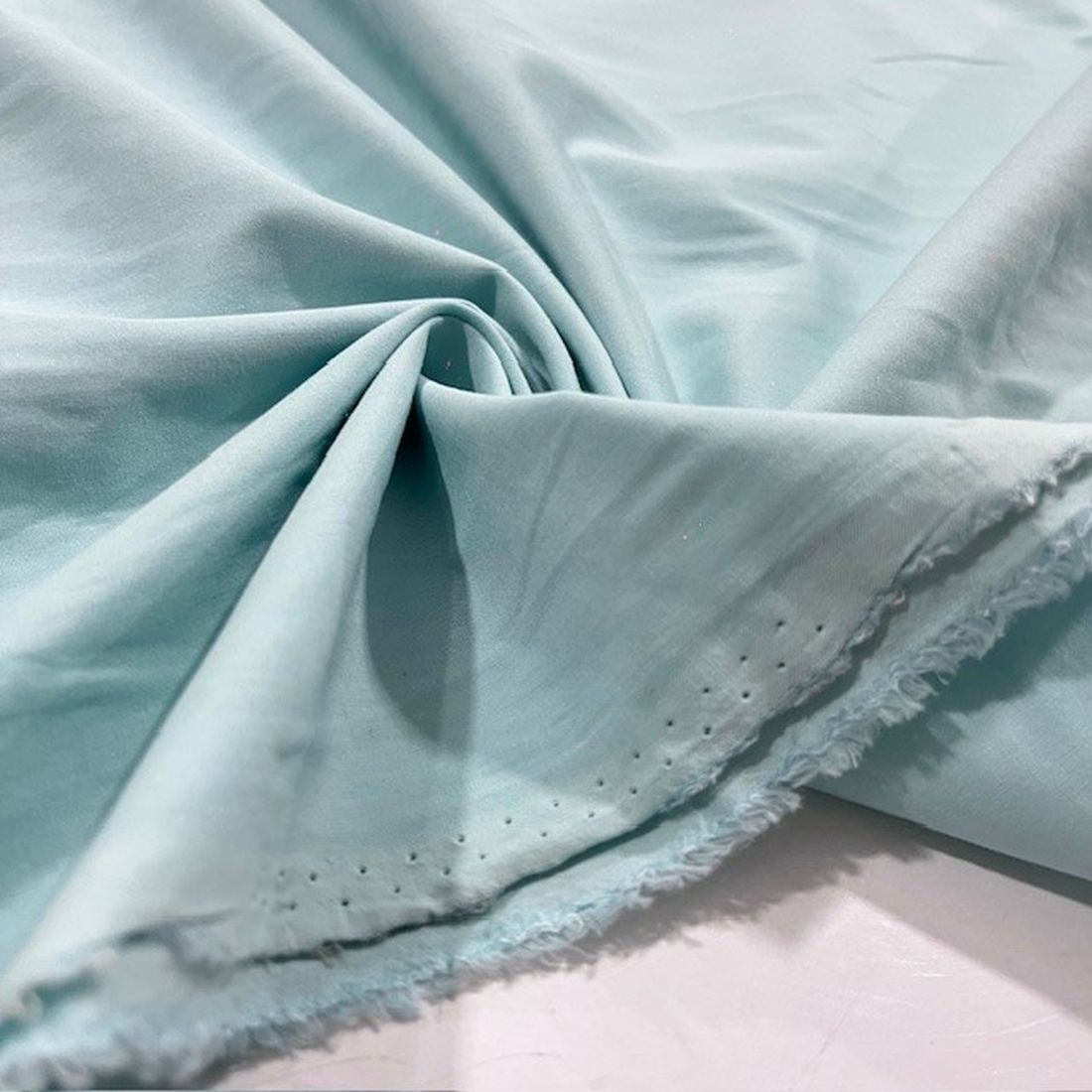 Pamuk Poplin Kumaş Soft Mavi