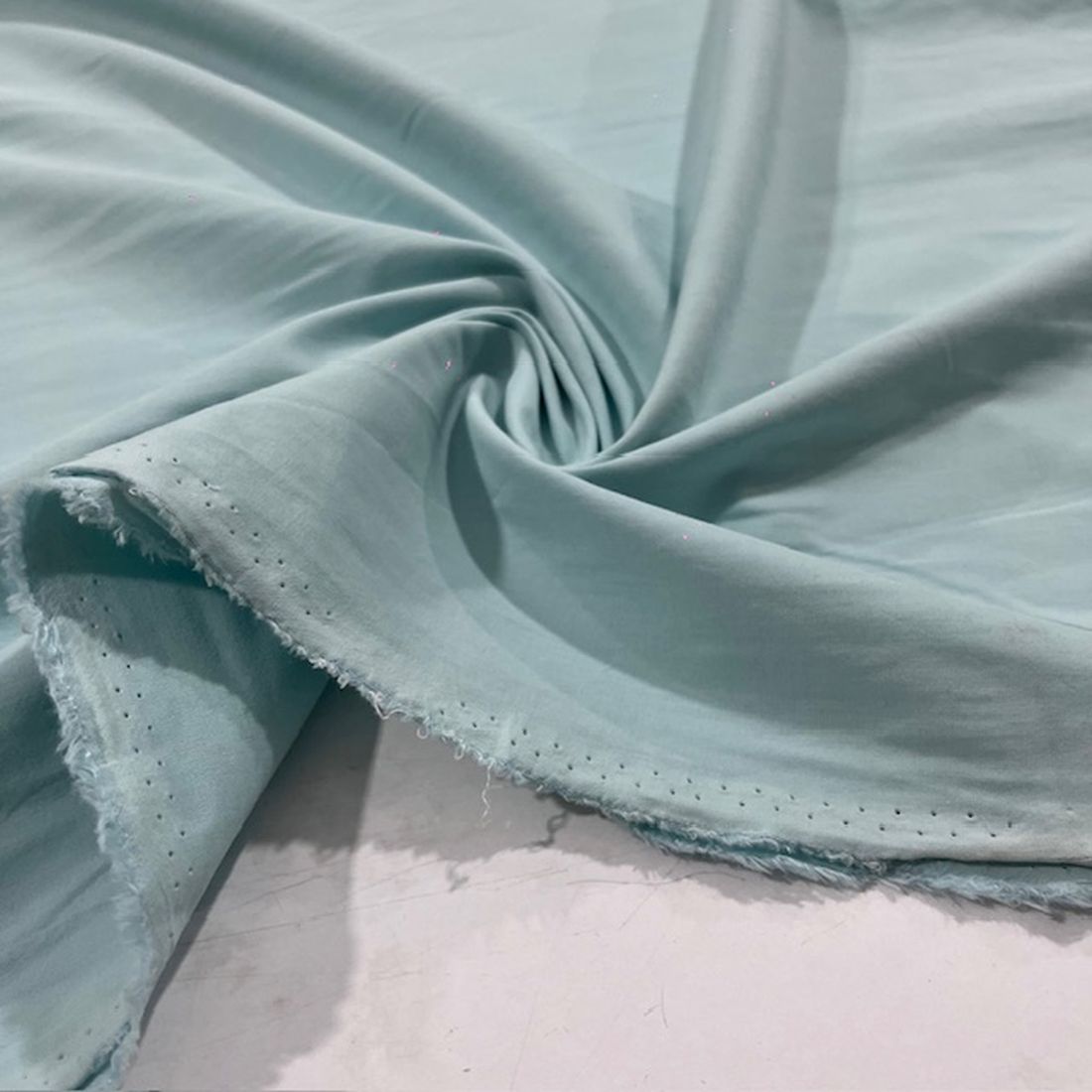 Pamuk Poplin Kumaş Soft Mavi