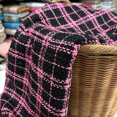 Vakko Işıltılı Chanel Kumaş Pembe SRVT