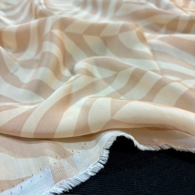 Victoria's Secret Desenli İpeksi Cupro Kumaş