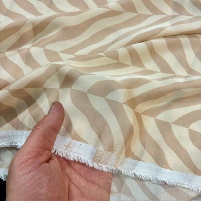 Victoria's Secret Desenli İpeksi Cupro Kumaş