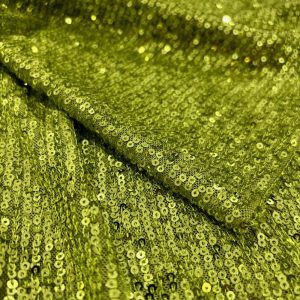 Zara Pullu Payet Kumaş Yağ Yeşili