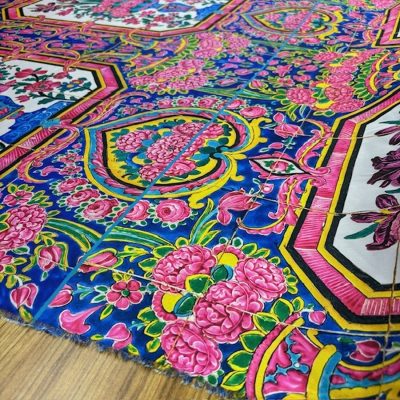 Dolce Gabbana Pembe Saten Şifon Kumaş