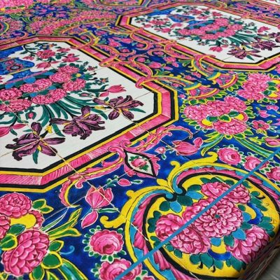 Dolce Gabbana Pembe Saten Şifon Kumaş