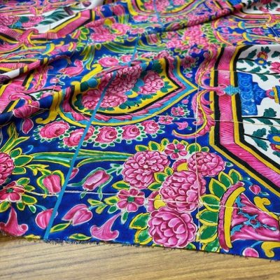 Dolce Gabbana Pembe Saten Şifon Kumaş