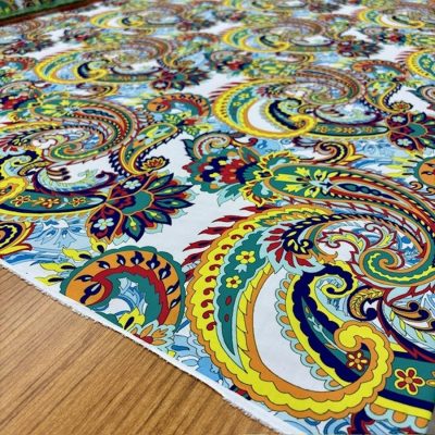 Etro Tasarım İtalyan Jorjet Krep Sarı