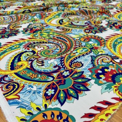 Etro Tasarım İtalyan Jorjet Krep Sarı