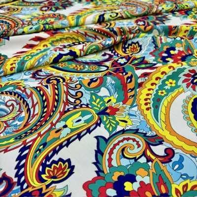 Etro Tasarım İtalyan Jorjet Krep Sarı