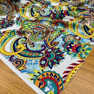 Etro Tasarım İtalyan Jorjet Krep Sarı
