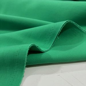 Taşlanmış Koton Kumaş Benetton Yeşili