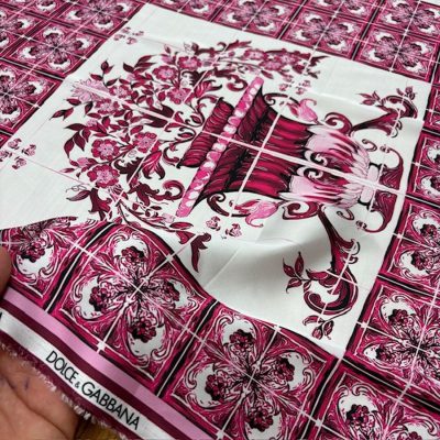 Dolce Gabbana Vazolu Jorjet Krep Kumaş