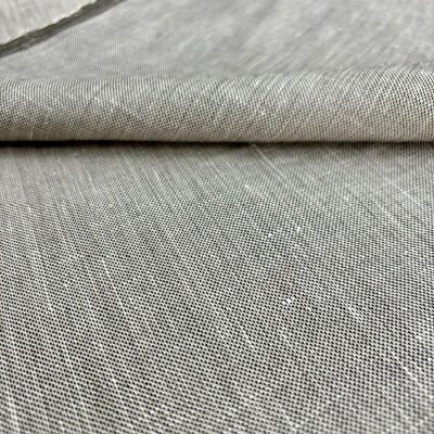 Gri Yeşil İtalyan 100% Keten Kumaş