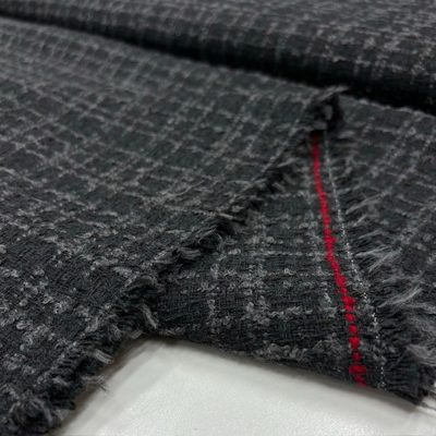 Vakko Kırçıllı Chanel Kumaş Antrasit Gri BYR