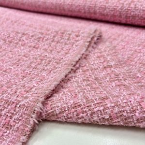 Zara Cotton Chanel Kumaş Şeker Pembe