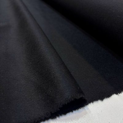 İtalyan Yün Kaşmir Kumaş Siyah