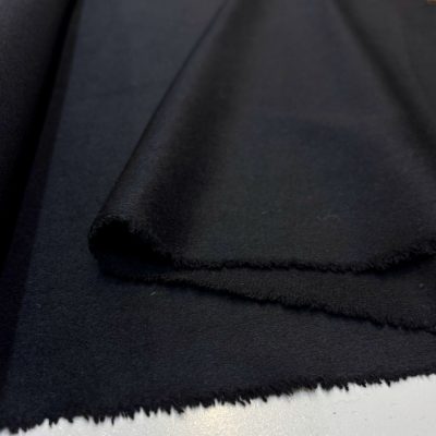 İtalyan Yün Kaşmir Kumaş Siyah