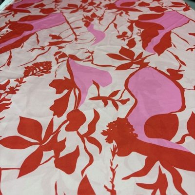 Dior Pembe Lüks İpeksi Saten Kumaş KZ