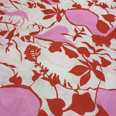 Dior Pembe Lüks İpeksi Saten Kumaş KZ