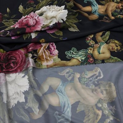 Dolce Gabbana İpeksi Saten Kumaş Siyah KZ
