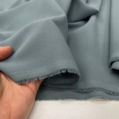 Double İtalyan Krep Kumaş Nefti Yeşili