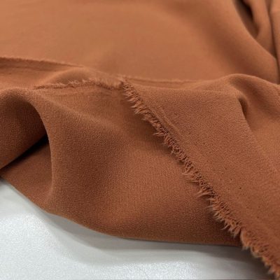 Double İtalyan Krep Kumaş Soft Kiremit