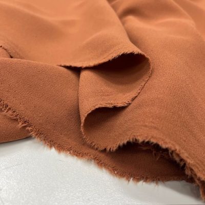 Double İtalyan Krep Kumaş Soft Kiremit