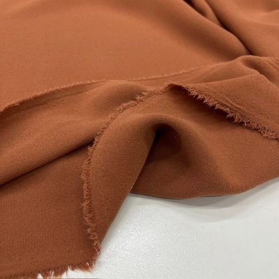 Double İtalyan Krep Kumaş Soft Kiremit