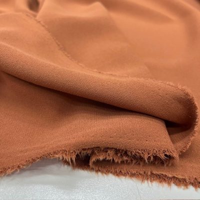 Double İtalyan Krep Kumaş Soft Kiremit