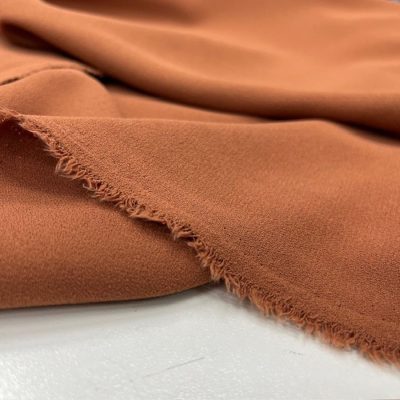Double İtalyan Krep Kumaş Soft Kiremit