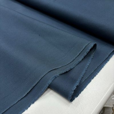 Likralı Kanvas Gabardin Kumaş İndigo BYR