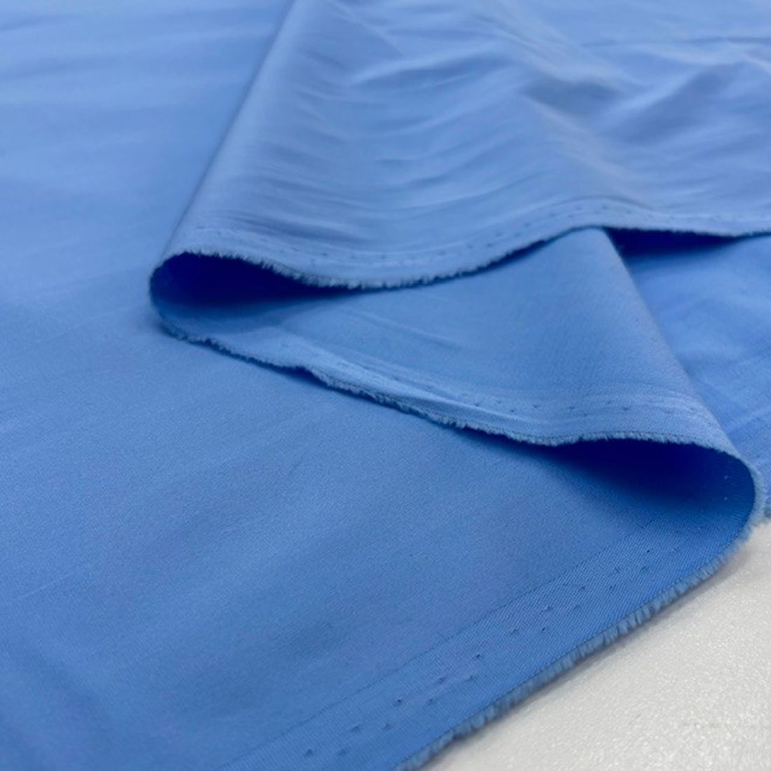 Pamuk Poplin Kumaş Mavi