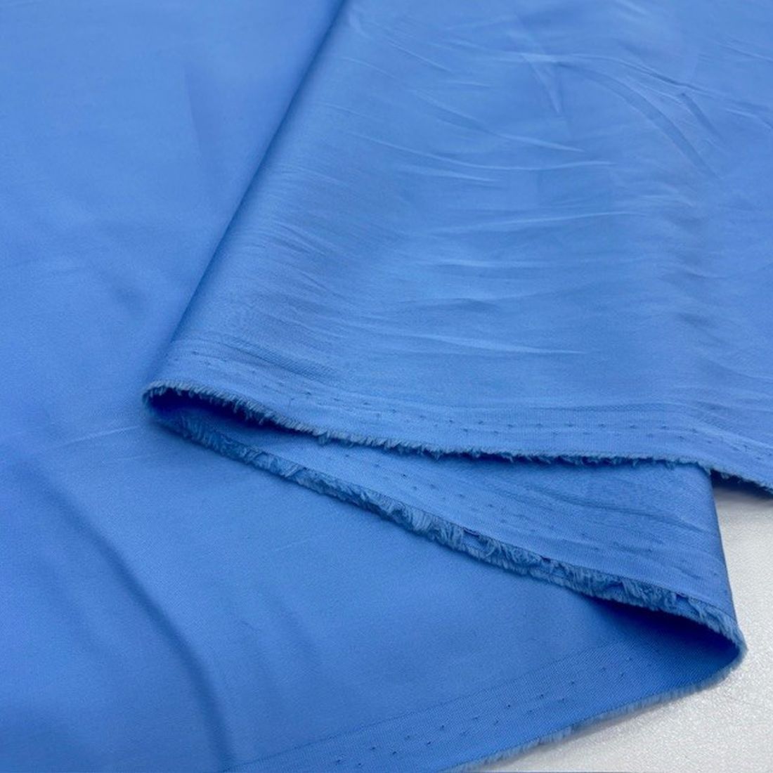 Pamuk Poplin Kumaş Mavi