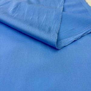 Pamuk Poplin Kumaş Mavi