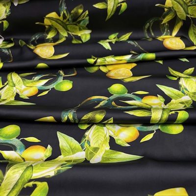 Dolce Gabbana Limon İpeksi Saten Kumaş KZ