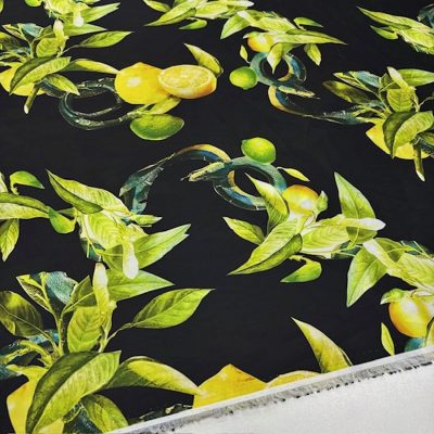 Dolce Gabbana Limon İpeksi Saten Kumaş KZ