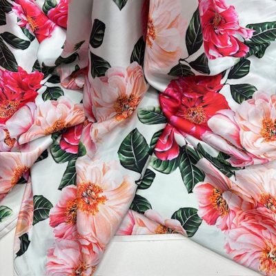Dolce Gabbana Pembe Gül İpeksi Saten KZ