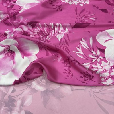 Dolce Gabbana Pembe Gül İpeksi Saten Kumaş